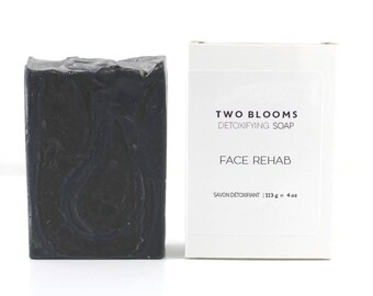 Organic charcoal soap - dead sea mud soap - vegan soap - palm free soap - charcoal soap Victoria BC Vancouver Island canada