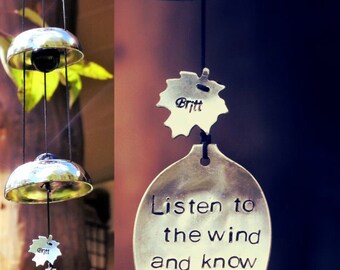 Memorial Wind Chime Bells Windchime Memorial Garden Gift After Loss