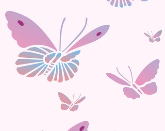 Oriental Butterfly Stencil ©