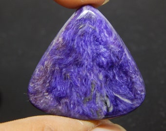 100%Natural Top AAA Charoite Gemstone - Charoite Jewelry - Charoite Cabochon - Loose Charoite Stone - Charoite 34x34 mm