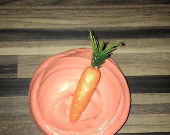 carrot delight fluffy slime~ includes a polystyrene carrot, is scented like vannilla and is a great texture x