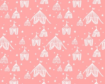 Calliope - Big Top in Pink by Maude Asbury for Blend Fabrics