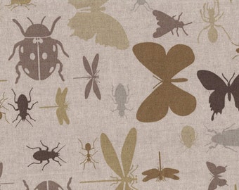Cotton Twill - Bugs Print