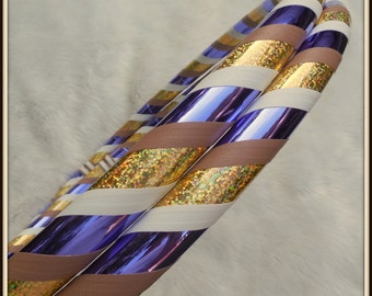 NEW! Custom Travel Hula Hoop - 'GRAPEALICIOUS' - Professional Hoops Made in YOUR Size & Tubing.