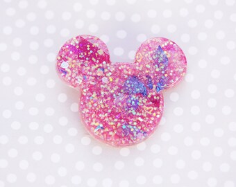 Mouse Brooch - Hot Pink Mickey Brooch