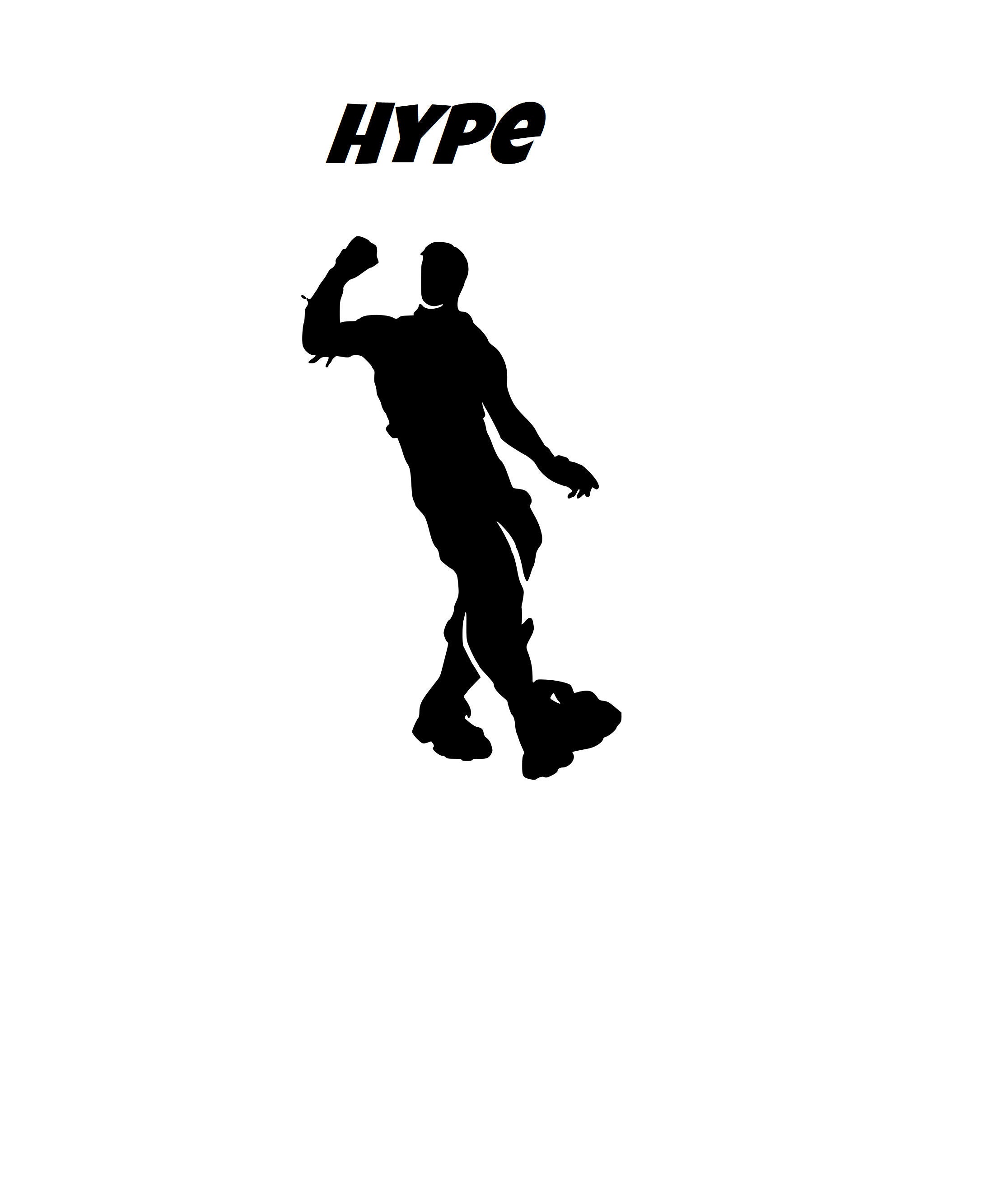 Download Fortnite Emote Hype Digital DXF PNG SVG