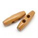2 Cherry Wooden Toggle Buttons Two Hole Extra Large 4 CM/ 40mm Sewing Craft UK SELLER Knitting Crochet Large