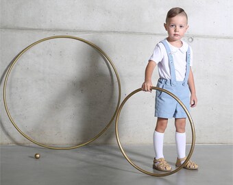 Boy Baptism Outfit, Suspender Shorts, Prince Outfit, Toddler Boy Baptism Shorts, Embroidered Braces, Infant Boy Outfit Catholic, Shleika