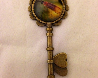 Lightning Bug key pendant