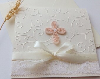 handmade christening invitation unique baptism
