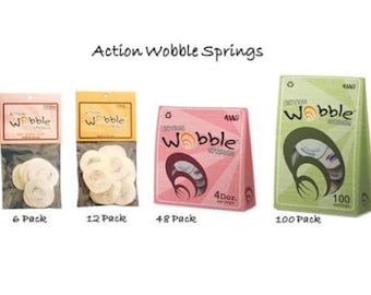 Action Wobble Spring CHOOSE ONE: 6/Pkg, 12/Pkg, 48/Pkg, 100/Pkg ~ NEW
