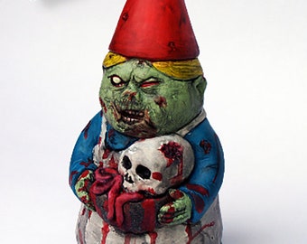 Mrs. Dead Zombie Gnome