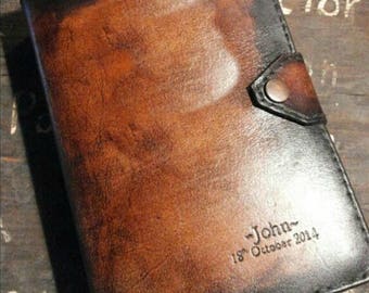 Handmade STANDARD size JW Leather Bible cover for New World Translation (silver edition)