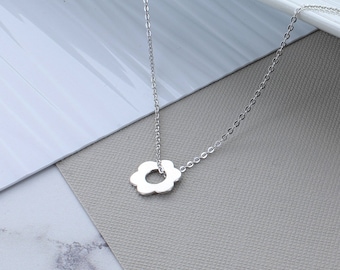 Silver Flower Necklace