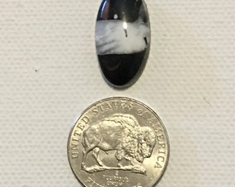 White Buffalo Ribbon Cabochon
