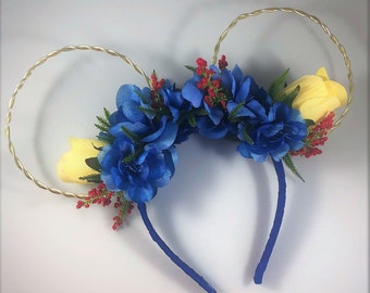 Mickey Ears - Blue, Yellow, and Red