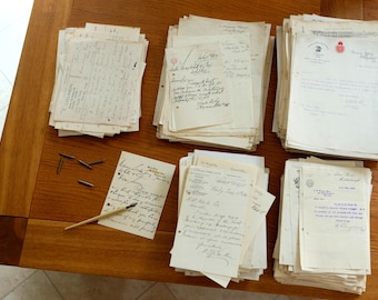 Bundle of 1920s solicitor's correspondence. Vintage paper ephemera. 3 sizes available.