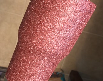 Rose Gold Custom Glitter Cup Custom Travel Mug, Personalized Tumbler Glittered Rose Gold, Ombre Tumbler Custom Gift, Coffee Cup