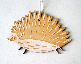 Hedgehog Holiday Ornament
