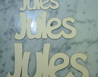 First name letter 20 cm 7 themes for you to paint