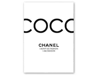 Coco chanel poster | Etsy