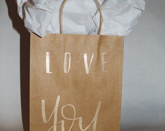 Love You Gift Bag- Medium