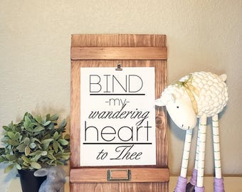 Bind My Wandering Heart to Thee, Digital print