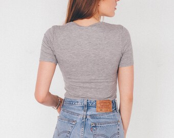 Vintage Levi’s 501 High Waisted Denim Shorts | Frayed Levi Festival Cut Off Shorts | All Sizes