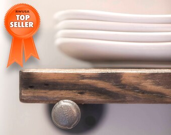 Ships in 7-9 Days (bus.) Many Sizes, Floating shelves, Modern, Barn, floating shelf, Reclaimed wood shelves, Pipe shelf, Rustic shelf