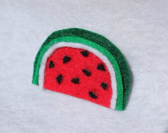 Felt Watermelon Hair Clip/Pin or Headband