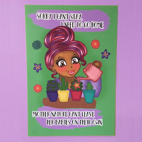 Mother Nature print