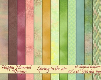 Digital Scrapbooking Paper Printable Patterned Background 12