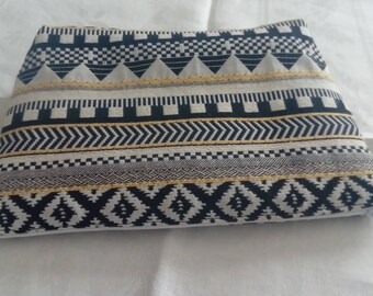 Clutch, ethnic print