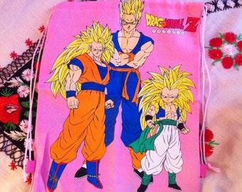 rare dead stock pink dragon ball z backpack bag