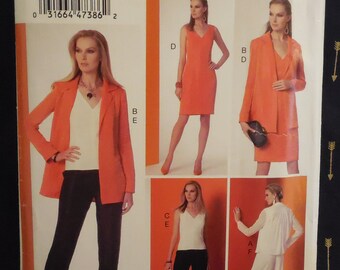 Vogue Wardrobe VP953 14-16-18-20-22 Sewing Pattern