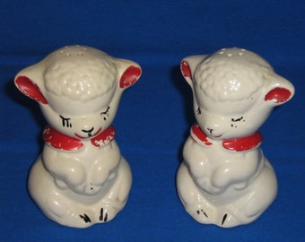 Lamb Salt and Pepper Shakers