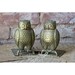 Vintage Brass Owl Bookends - Made in India (Pair)