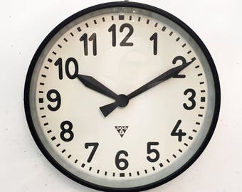 Large Industrial Factory Wall Clock by Pragatron