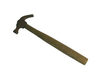 Vintage Lightweight Claw Hammer with Wood Handle, Tack Hammer, Household Tools, Garage, Man Cave, Hand Tool, H4