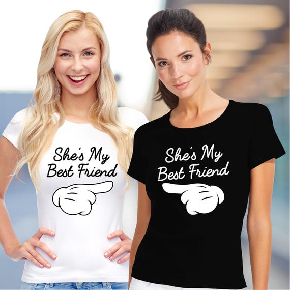 Disney best friend shirts /meilleur ami tshirt/ matching best
