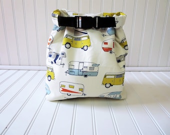 Lunch Tote - Lunch Box - Lunch Bag For Kids - Lunch Bag Kids - Lunch Bag - Insulated Lunch Bag - Happy Camper - Insulated Lunch Tote