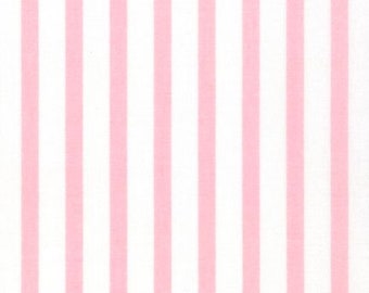 Spechler-Vogel Pink Stripe Fabric | Pima Stripe | 100% Cotton
