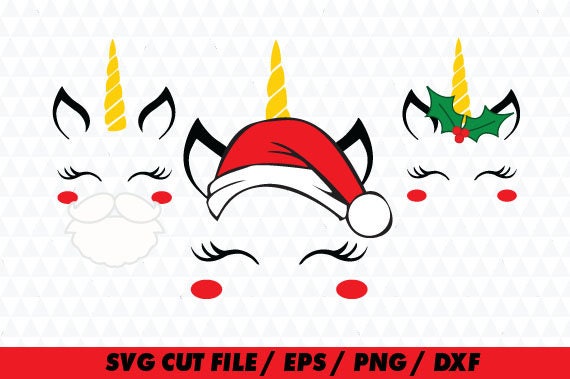 Unicorn svg Unicorn svg files Unicorn christmas Christmas