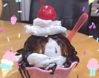 Ice Cream Sundae Novelty Soap