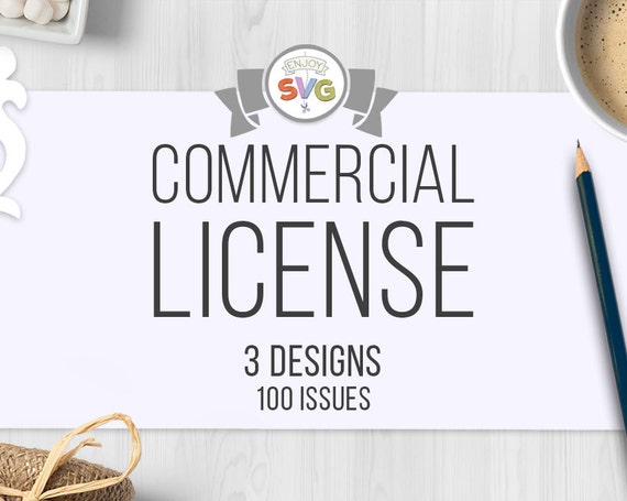 Download 3 designs Commercial Use Licensing SVG Commercial Use License