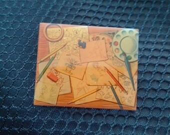 Artist Palette Desk Disney Pin