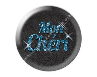 resin cabochon mounted on a stick 25 mm Valentine Sweetheart
