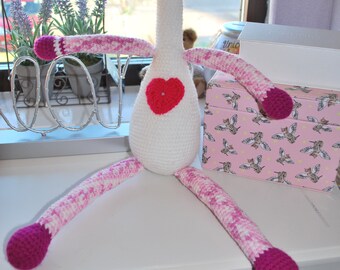 giraffe handmade crochet toy