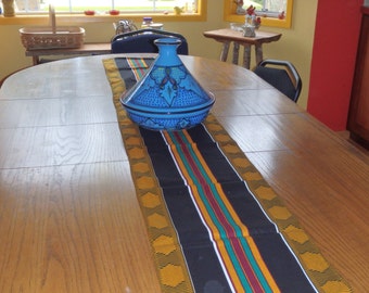 African Print Table Runner, African Table Runner, Kente Table Runner, Striped Table Runner, Kwanzaa Table Runner, Choose Size