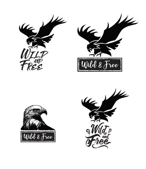 Download Wild & Free Eagle File Download svg png dxf eps jpeg